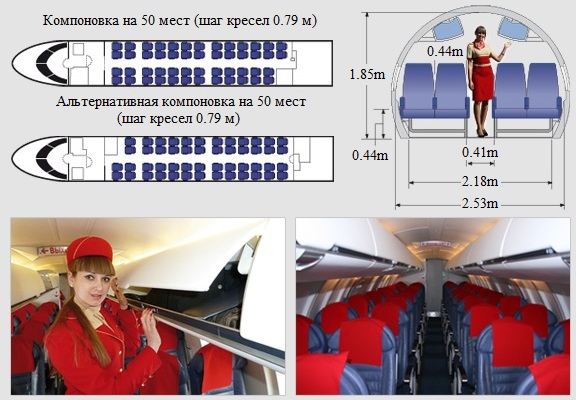 Схема мест crj 200